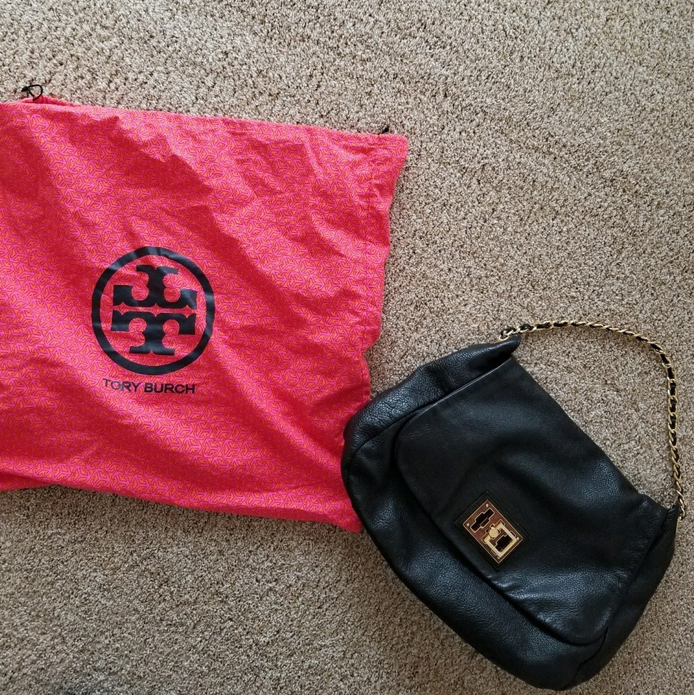 Tory Burch Black Leather shoulder bag